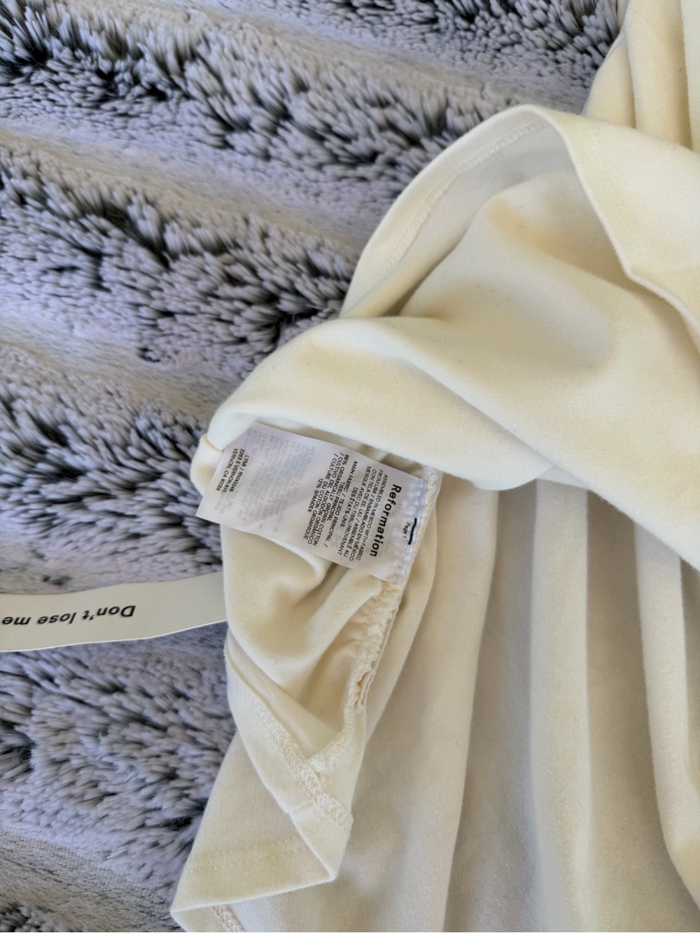 Reformation Arwen Halter Dress in White - Picture 6 of 6